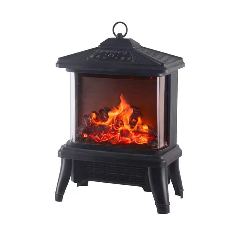Digital 3D Flame Electric Ceramic Heater na may LED display at hawakan