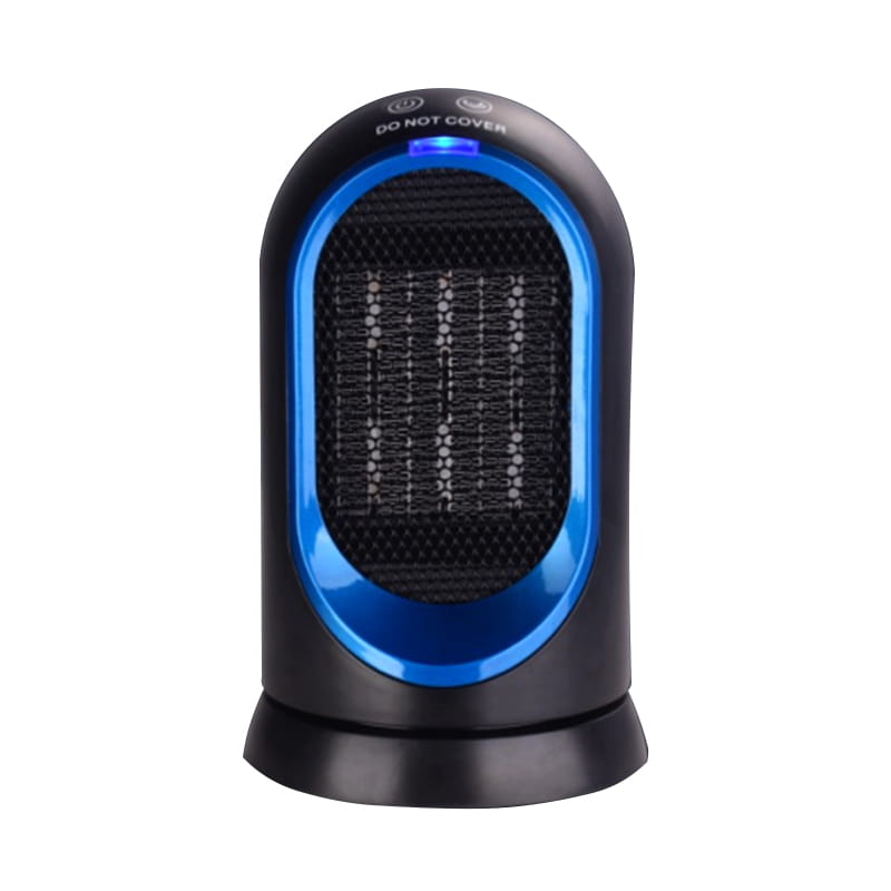 Mini 600W Portable Table Fan Heater na may oscillation