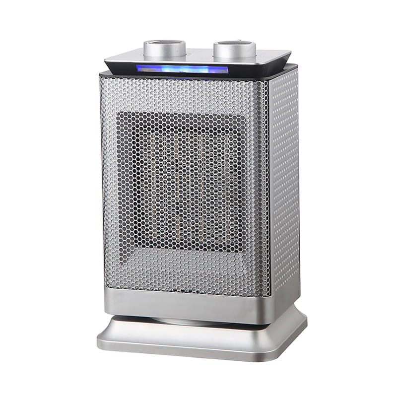1500W oscillating space ceramic heater na may light light 