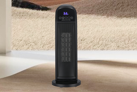 Tower ceramic fan heater